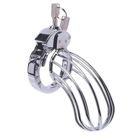 Stainless Steel Penis Cage 2 with Advanced Locking Mechanism Fantasy