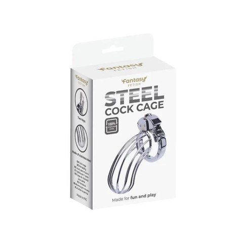 Stainless Steel Penis Cage 2 with Advanced Locking Mechanism Fantasy