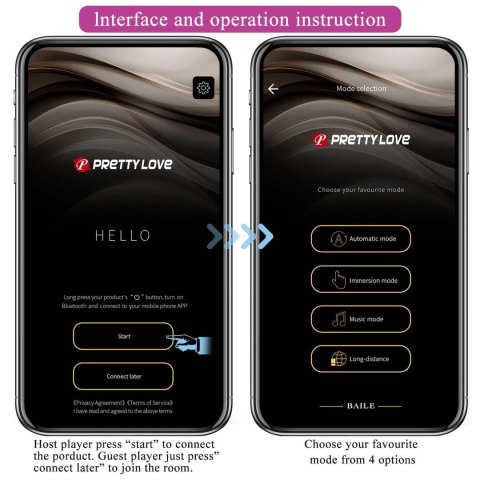 KAILA, 10 tapping functions 10 thumping functions Mobile APP remote control Pretty Love