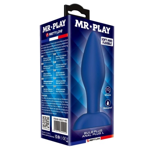MR. Play Bulb Anal Plug L Mr. Play