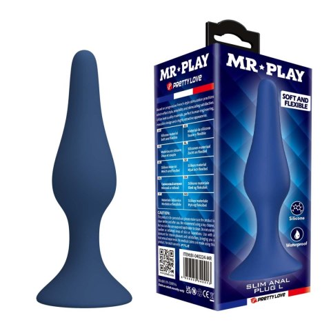 MR. Play Slim Anal Plug L Mr. Play