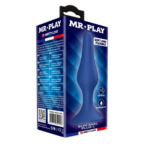 MR. Play Slim Anal Plug L Mr. Play