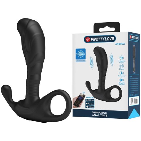 Pretty Love Andrew App-Controlled Vibrating Anal Plug Pretty Love