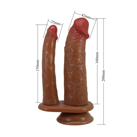 PRETTY LOVE - Double Dildo Hulbert 6.9" 7 functions Pretty Love