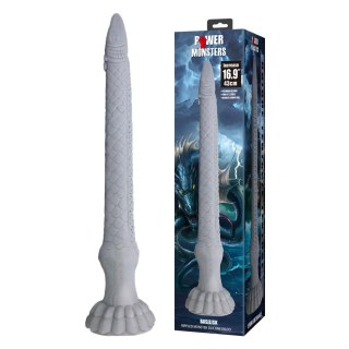 Power Monsters Basilisk - 43 cm Rippled Monster Silicone Dildo Power