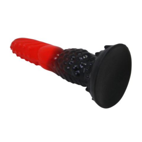 Power Monsters Fire Dragon - 24.5 cm Rippled Monster Silicone Dildo Power