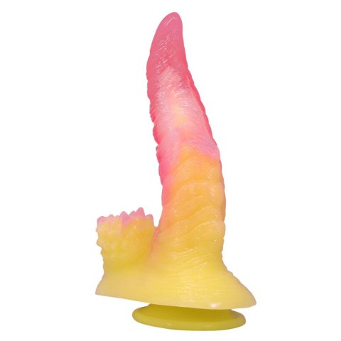 Power Monsters Flamebeast - 22.5 cm Rippled Monster Silicone Dildo Power