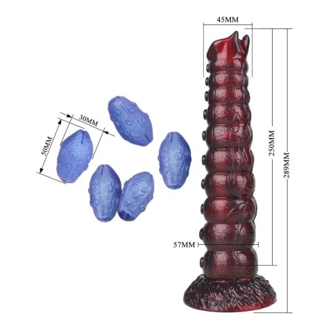 Power Monsters Voidclaw Brute - 29 cm Rippled Monster Silicone Dildo Power