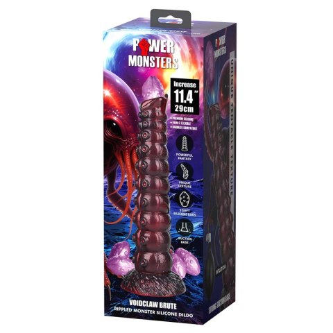 Power Monsters Voidclaw Brute - 29 cm Rippled Monster Silicone Dildo Power