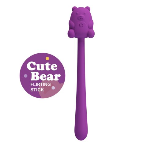 CUTE BEAR, Flirting Stick, 7 vibration functions, Magnetic USB charging Pretty Love