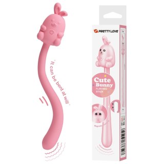 CUTE BUNNY, Flirting Stick, 7 vibration functions, Magnetic USB charging Pretty Love