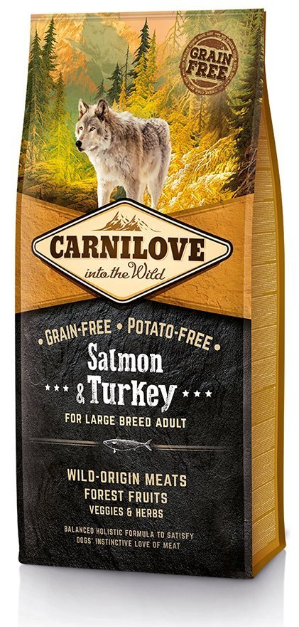 Carnilove Salmon & Turkey For Large Breed Adult 12kg Carnilove