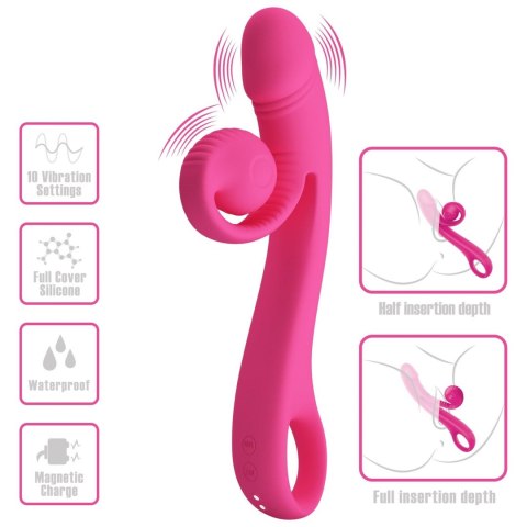 PRETTY LOVE - Love Romance Beau Snail Rabbit - Hot Pink Pretty Love