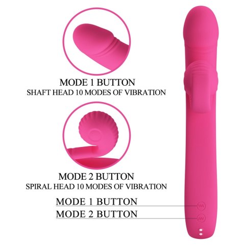 PRETTY LOVE - Love Romance Beau Snail Rabbit - Hot Pink Pretty Love