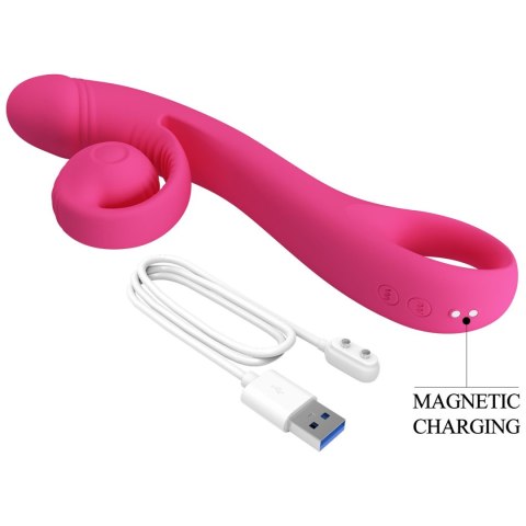 PRETTY LOVE - Love Romance Beau Snail Rabbit - Hot Pink Pretty Love