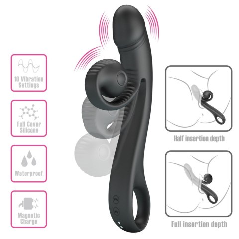 PRETTY LOVE - Love Romance Selma Snail Rabbit - Black Pretty Love