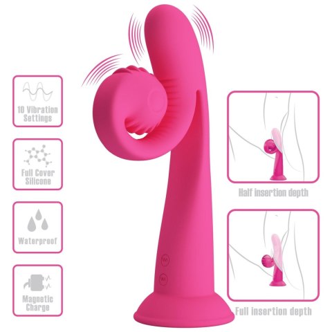 PRETTY LOVE - Love Romance Selma Snail Rabbit - Hot Pink Pretty Love