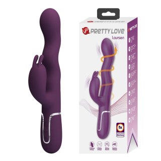 Pretty Love Laursen Dark Purple Waving & Vibrating Rabbit Vibrator Pretty Love