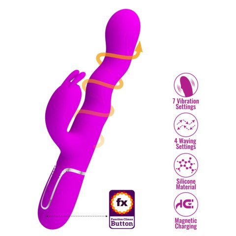 Pretty Love Laursen Purple Waving & Vibrating Rabbit Vibrator Pretty Love