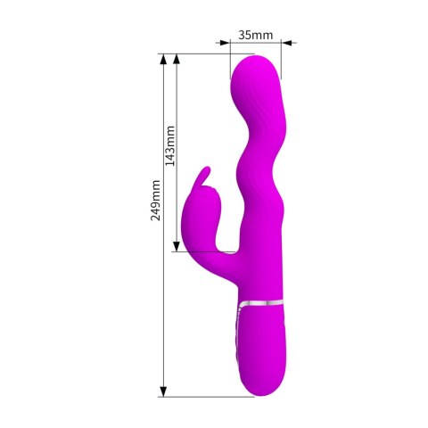 Pretty Love Laursen Purple Waving & Vibrating Rabbit Vibrator Pretty Love