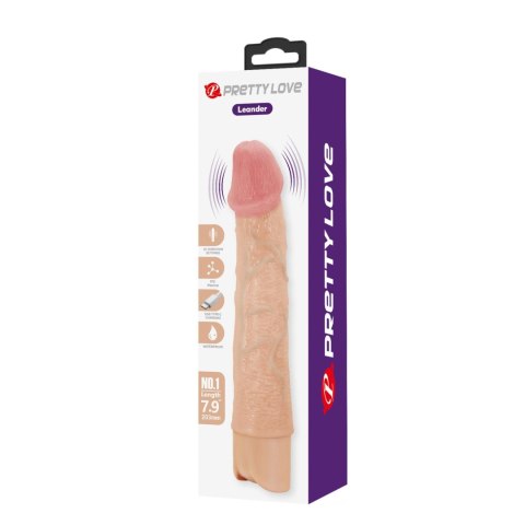 Pretty Love Leander Realistic Vibrating Dildo Pretty Love