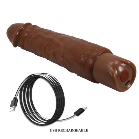 Pretty Love Rufus Realistic Vibrating Dildo (Brown Edition) Pretty Love