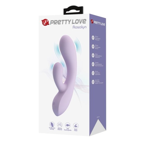 ROSOLYN, 10 vibration functions , USB rechargeable, Silicone Pretty Love