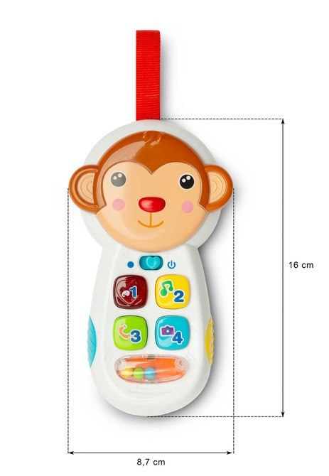 ZABAWKA EDUKACYJNA - TELEFON MAŁPKA