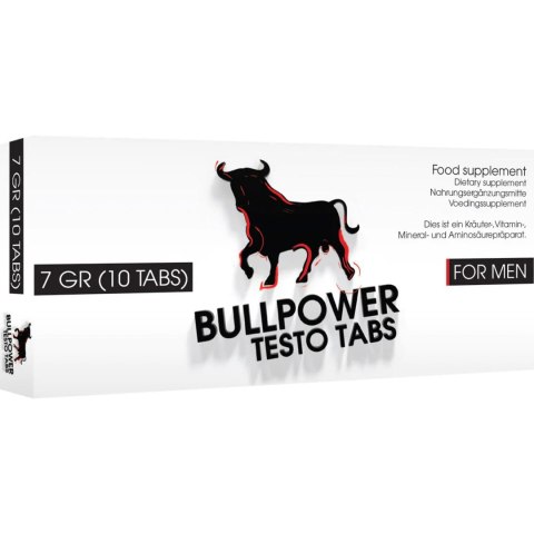 Bull Power Testo Tabs - Stimulating Tablets Pharmquests