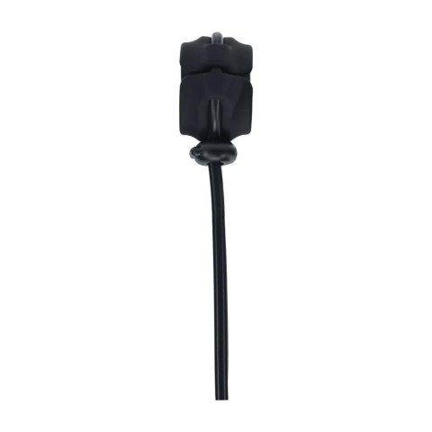 Detachable Wide Adjustable Silicone Lasso Cockring - 5mm - Black Levelz by Shots