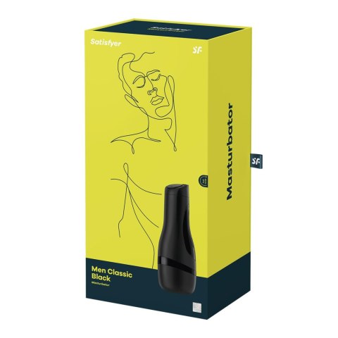 Masturbator Satisfyer Men Classic czarny 26 cm Satisfyer