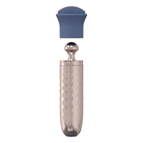 The Thrill - 10 Speed Interchangeable Vibrator - Blue Loveline