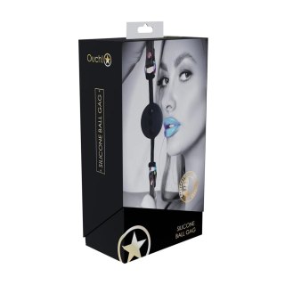 Venice Collection - Silicone Ball Gag - Black Ouch!