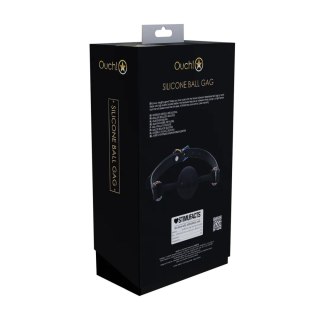 Venice Collection - Silicone Ball Gag - Black Ouch!