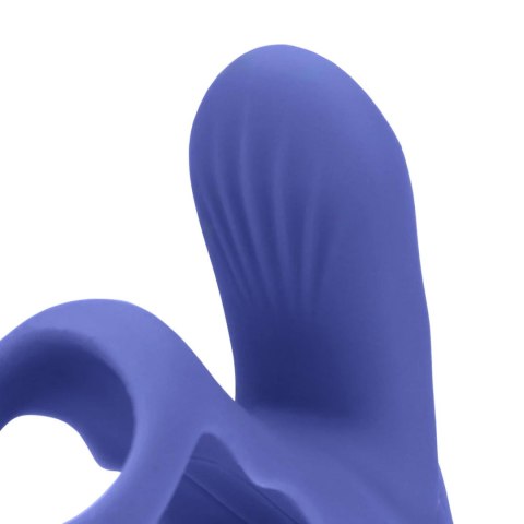 Vibrating Cockring with Clit Stimulation - Tamiya Blue Loveline