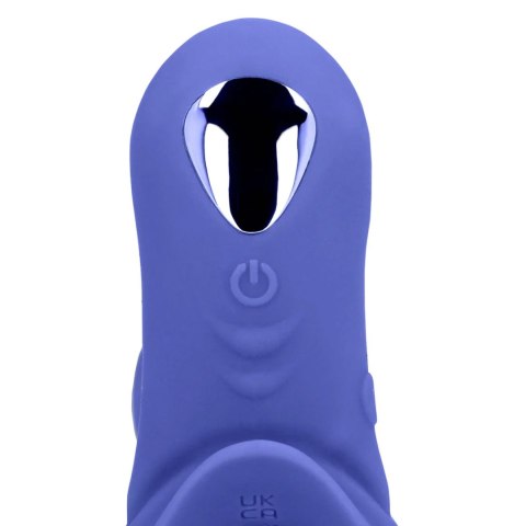 Vibrating Cockring with Clit Stimulation - Tamiya Blue Loveline