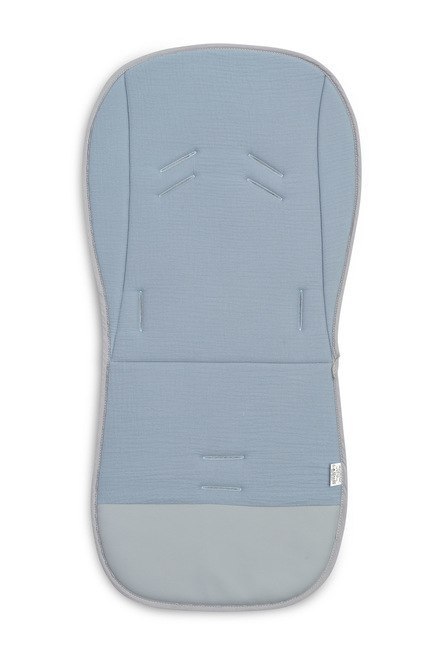 WKŁADKA DO WÓZKA MUŚLIN SMOKI JEANS