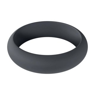 Wide O Silicone Cockring - M - 35mm - Black Levelz