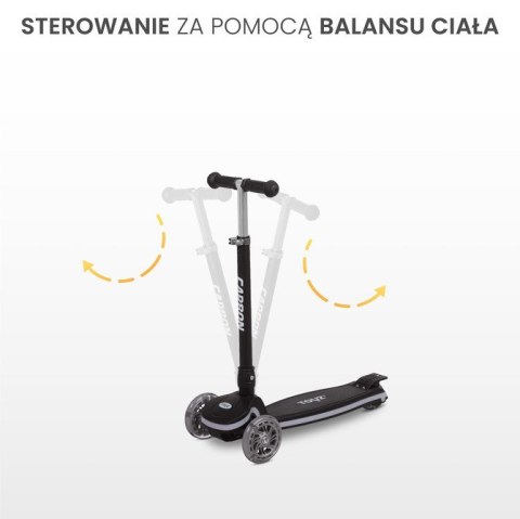 HULAJNOGA 3-KOŁOWA CARBON LIGHT BLUE