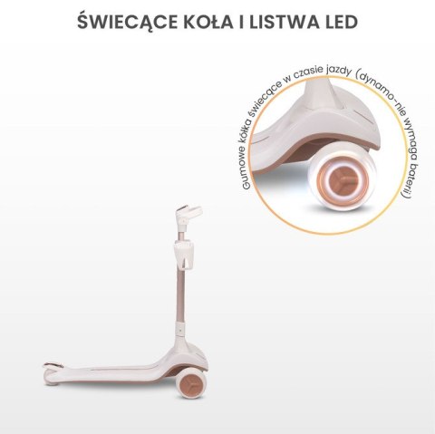 HULAJNOGA 3-KOŁOWA SATURA PINK