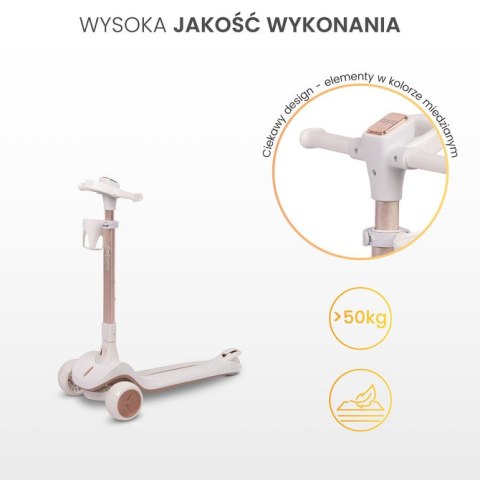 HULAJNOGA 3-KOŁOWA SATURA PINK