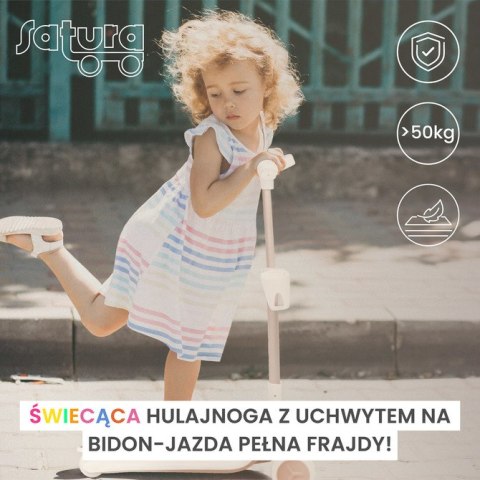 HULAJNOGA 3-KOŁOWA SATURA WHITE