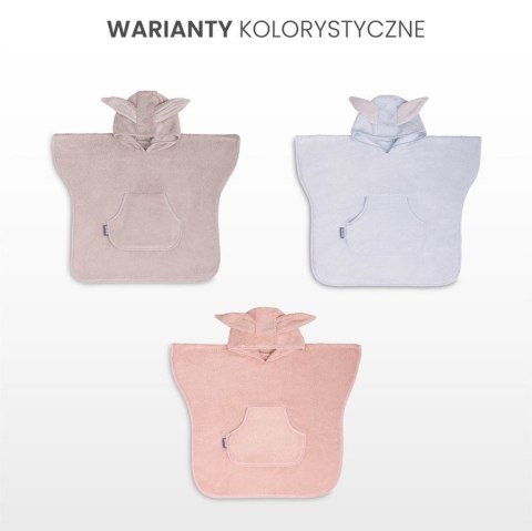 PONCZO KĄPIELOWE CORAL PINK