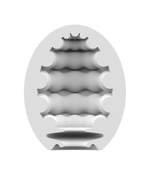 Jajko masturbator hydroaktywne Satisfyer Eggcited Riffle jasnozielone 7 cm Satisfyer