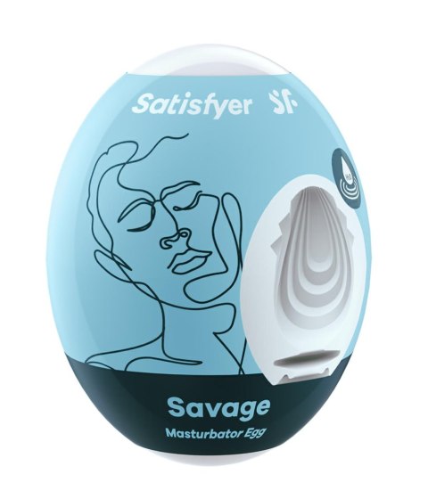 Jajko masturbator hydroaktywne Satisfyer Savage jasnoniebieskie Satisfyer