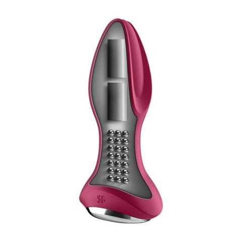 Korek analny wibrujący Satisfyer Rotator Plug 2 Connect App fioletowy Satisfyer
