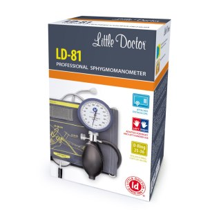 LD-81 Ciśnieniomierz mechaniczny zintegrowany+ stetoskop wszyty w mankiet LITTLE DOCTOR