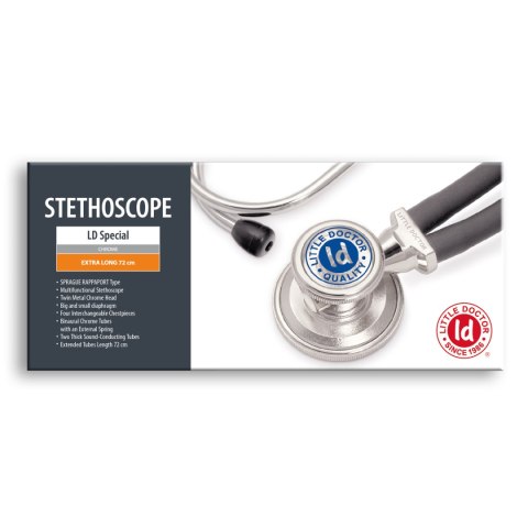 LD Special Stetoskop LONG fiolet 72cm /dwuglowicowy/