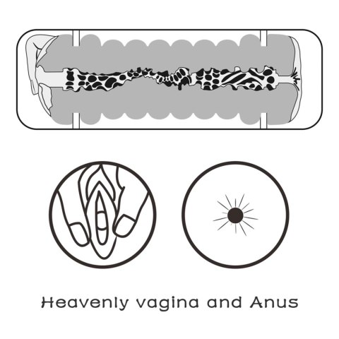 Masturbator Virgin Skin Blowout Lovetoy dwustronny 22 cm Lovetoy