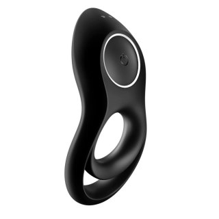 Pierścień wibrujący podwójny Satisfyer Legendary Duo czarny silikonowy Satisfyer